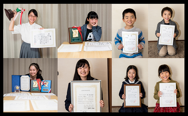 2017英語スピーチコンテスト　 英語弁論大会 英語暗唱大会 結果 高松 香川 全国 高松英会話ケビンズイングリッシュハウス コラージュ